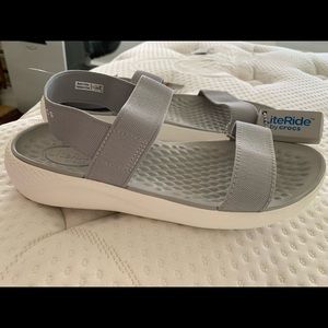 Croc sandals